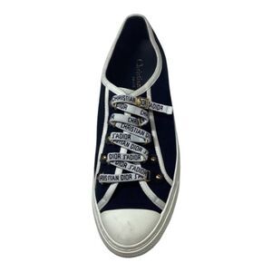SINGLE SHOE ONLY LEFTChristian Dior Walk'n'Dior‎ Sneaker Black Cotton Canvas